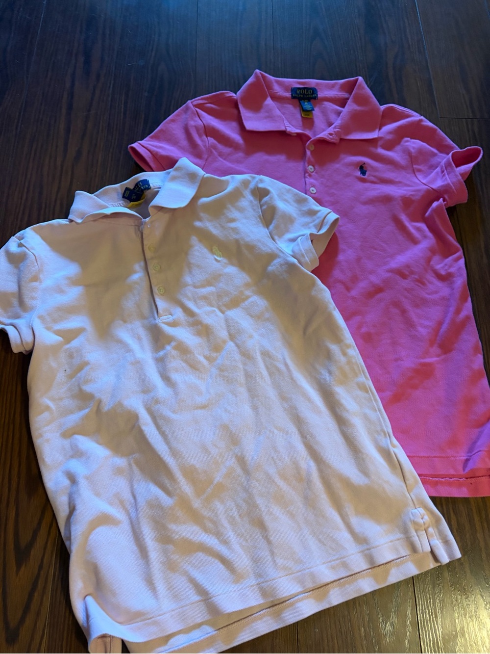 Polo Ralph Lauren Kids' Short-Sleeve Polo Shirt - Pink & Light Pink bundle
